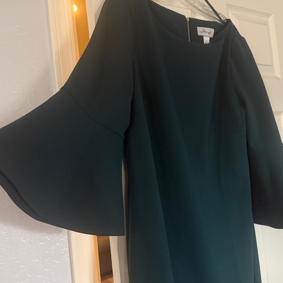 Jessica Howard Peplum Belle Sleeves Cocktail Work Wear Dress - Picture 3 of 8